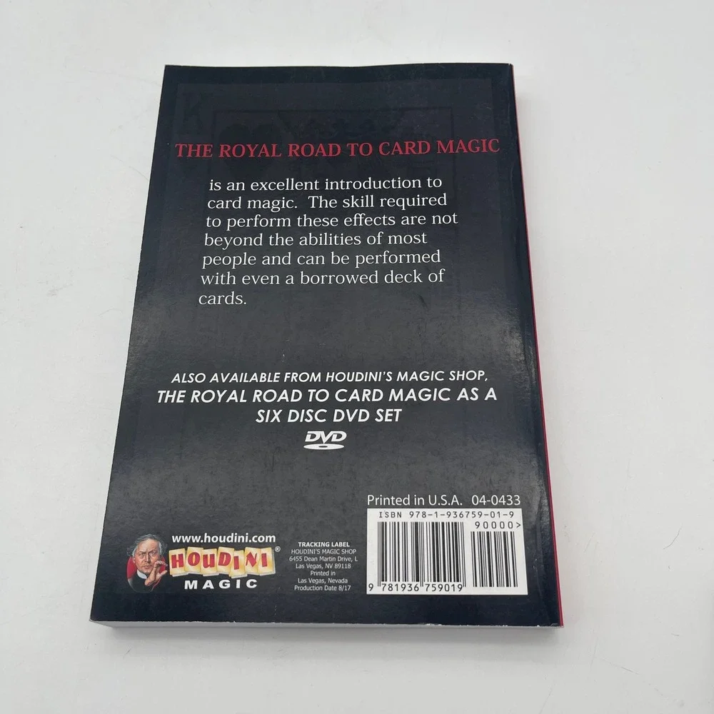 The Royal Road to Card Magic Jean Hugard Frederick Braue Houdini Magic Shop Book
